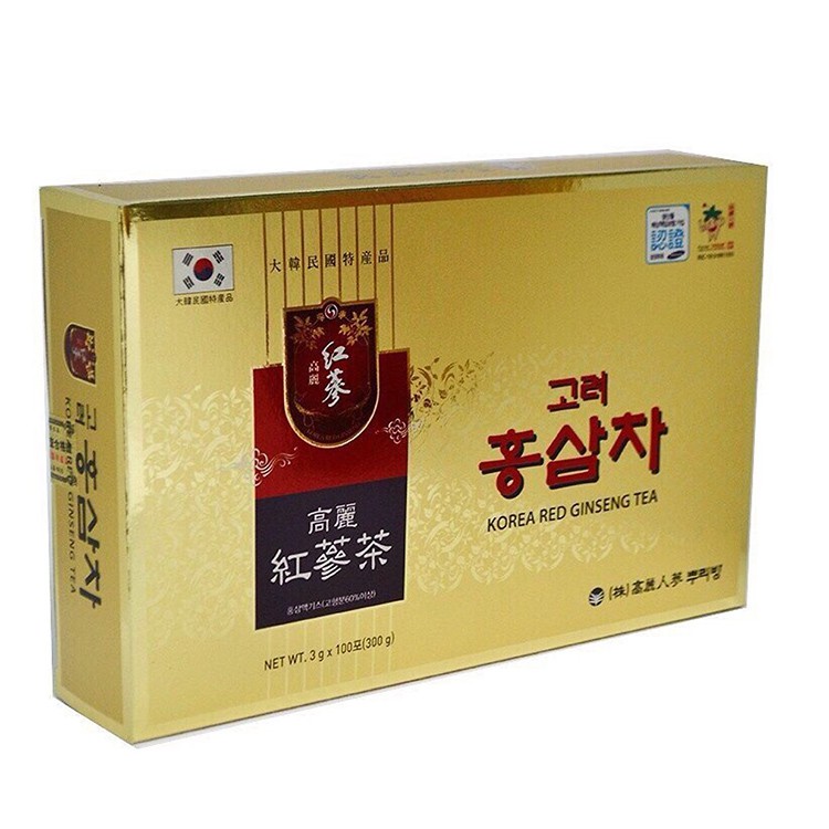 ⚡️𝐅𝐑𝐄𝐄 𝐒𝐇𝐈𝐏⚡️- Trà Hồng Sâm Hàn Quốc Hộp Vàng 100 Gói