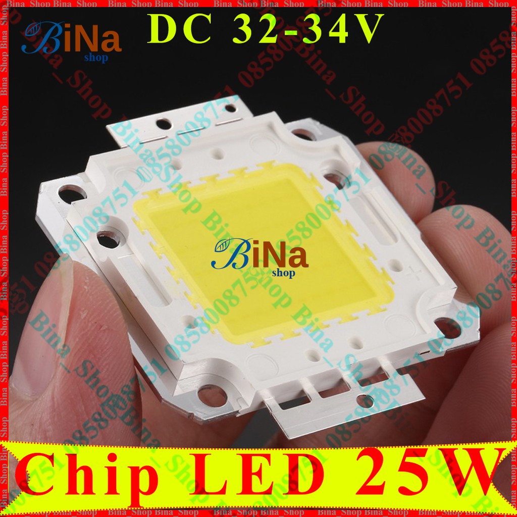 Chip LED 25W DC 32-34V trắng ấm/vàng ấm