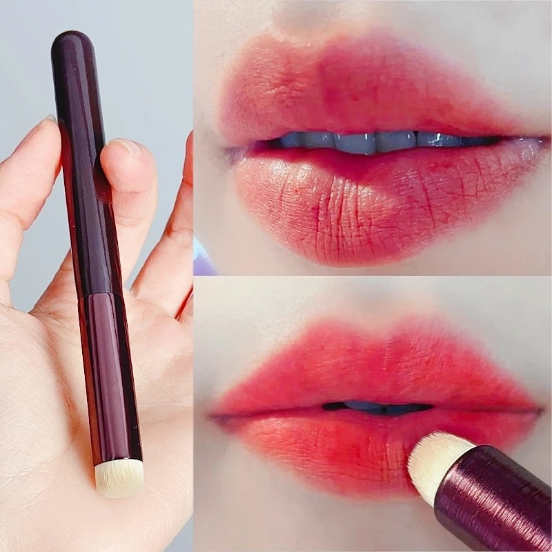 Cọ Trang Điểm Môi/Che Khuyết Điểm Mini Đầu Tròn Mềm Mại Tự Nhiên Không Nhòe Cho Nữ