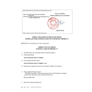 Phấn Nước 𝟱𝗠 𝗕𝗔𝗕𝗬 𝗦𝗞𝗜𝗡 𝗖𝗨𝗦𝗛𝗜𝗢𝗡 13g.