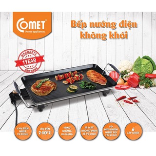 BẾP NƯỚNG KHÔNG KHÓI COMET BẢN LỚN HƠN CHO ĐẠI GIA ĐÌNH BẢO HÀNH 1 NĂM CM5666