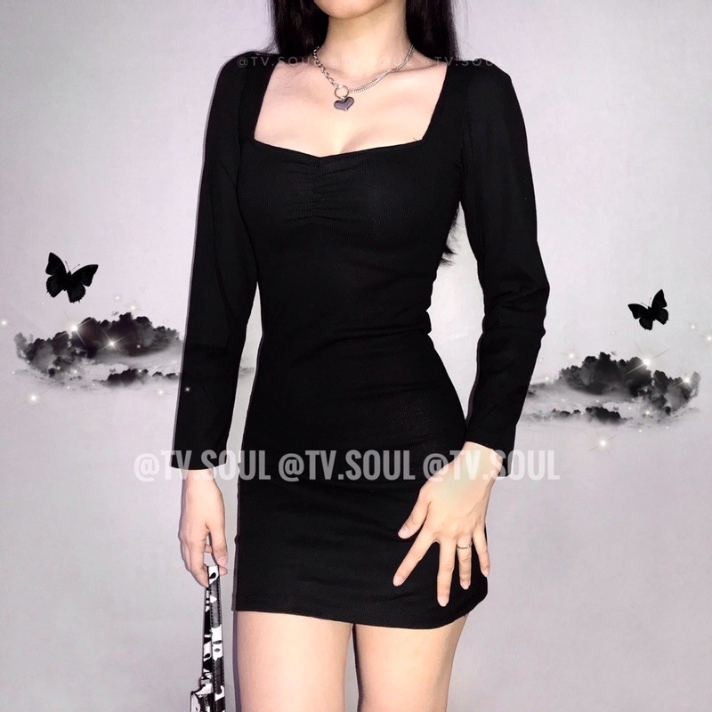 Đầm body tay dài