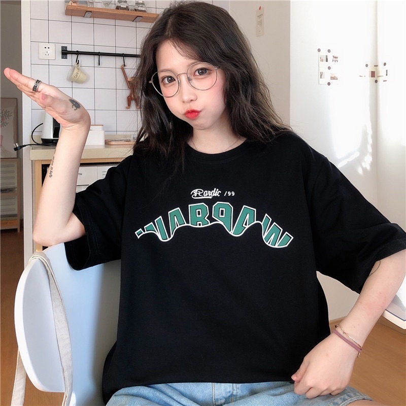 Áo thun tay lỡ, áo phông studio1996 form rộng chất cotton in hình uban