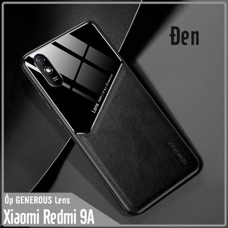 Ốp lưng cho Xiaomi Redmi 9A gương da GENEROUS
