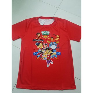 Áo thun dạ quang Kun cho bé