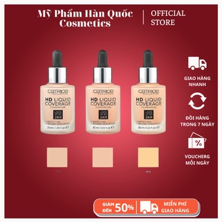 KEM NỀN Catrice HD Liqiud Coverage 24h -Màu10/20/30/40
