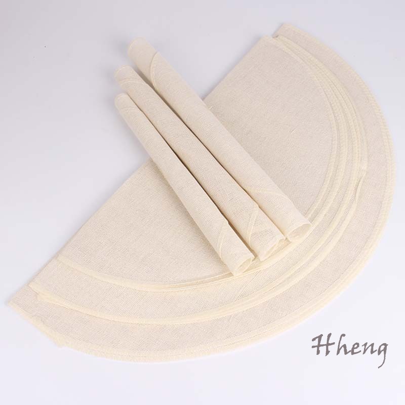 Set 10 Miếng Vải Cotton Lót Nồi Hấp Chống Dính Tiện Dụng