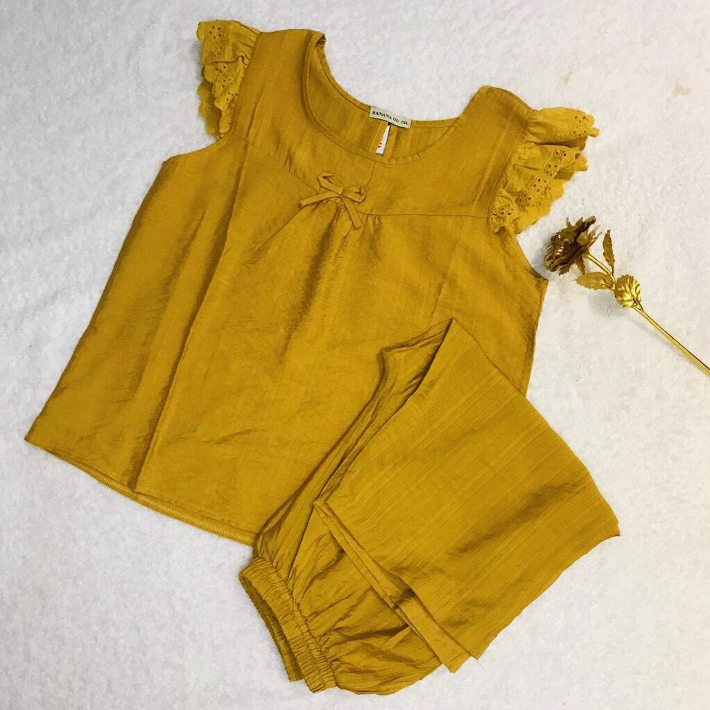 Đồ Bộ Nữ B013 VNXK Chất Đũi Kiểu Lửng Màu Sắc Đẹp (ẢNH SHOP TỰ CHỤP)