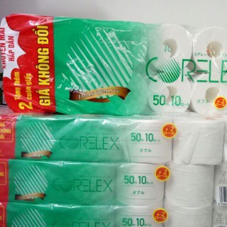 Giấy vệ sinh CORELEX/ Anh Phát (10 cuộn KM 2)
