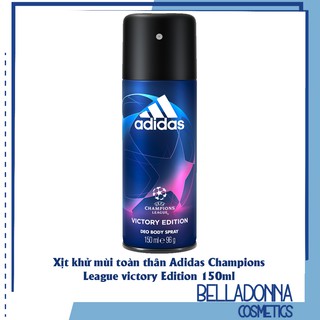 Xịt khử mùi toàn thân Adidas Champions League victory Edition 150ml