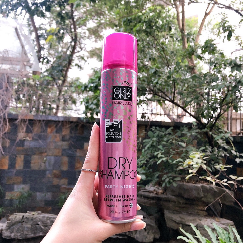 Dầu Gội Khô Giúp Tóc Sạch Dầu Và Trở Nên Bồng Bềnh Ngay Lập Tức Girlz Only Dry Shampoo 200ml