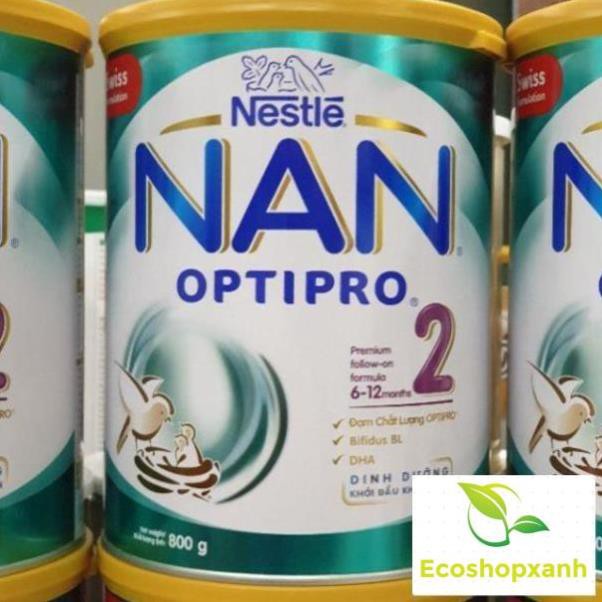 Combo 3 lon Sữa NAN OPTIPRO 2 Mẫu Mới 800g (Date 2021)