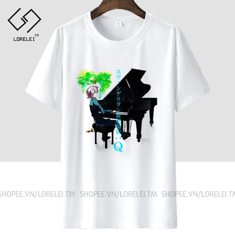 Áo thun Neon Genesis Evangelion Nagisa Kaworu ngắn tay