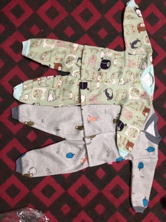 Combo 3 bộ nỉ cài cúc 99k