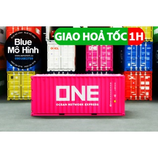 Mô hình thùng container xe đầu kéo 1:24