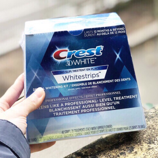 Combo 5 Miếng dán trắng răng Crest White