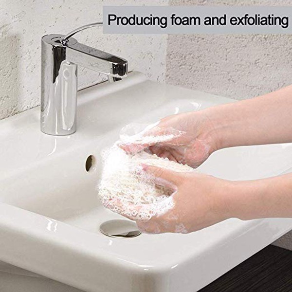 1 túi đựng xà phòng bằng sisal tự nhiên dễ dàng tẩy tế bào chết