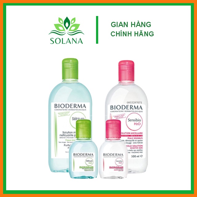 Nước Tẩy Trang BIO Pháp cho mọi loại da SOLANA