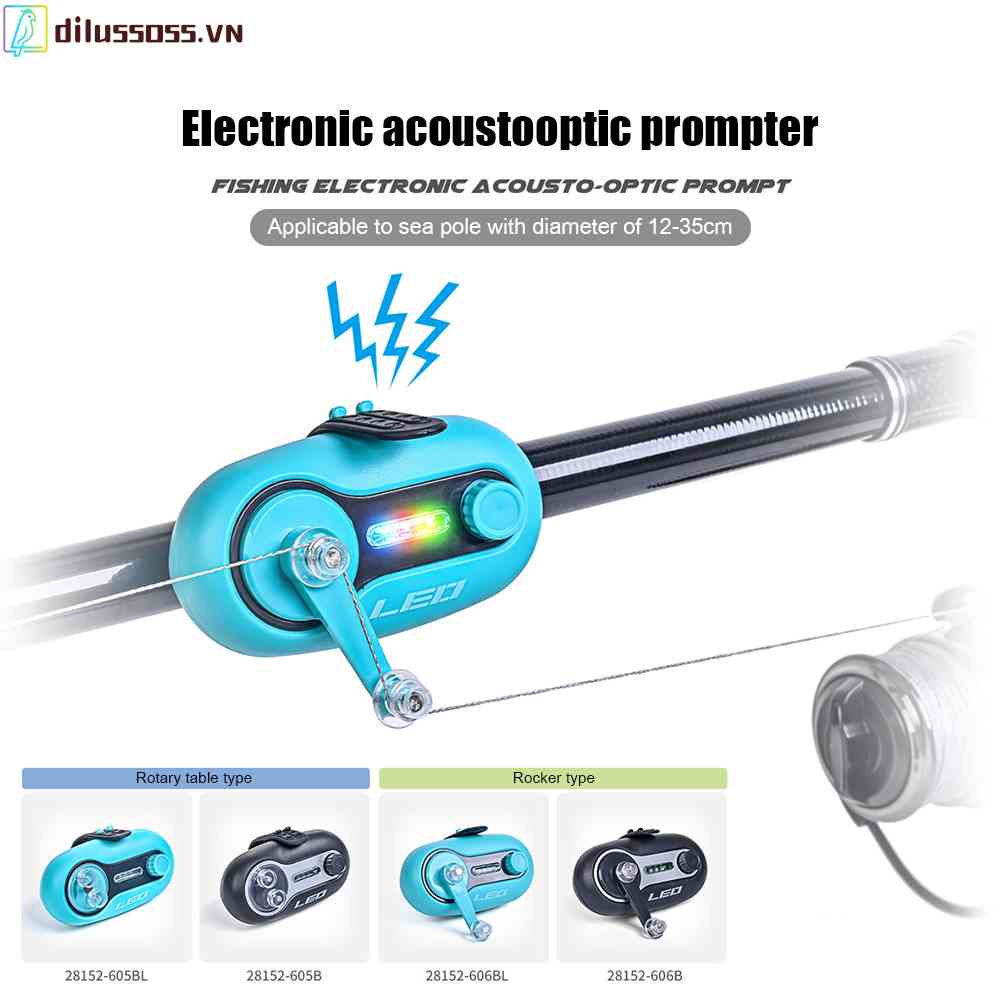 Chuông Báo Cá Cắn Câu Có Đèn LED