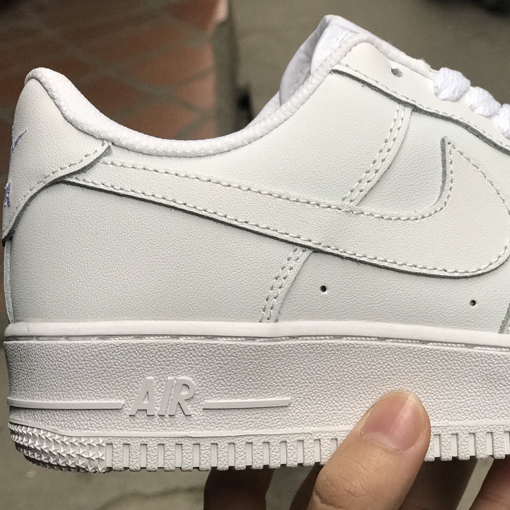 Giày thể thao AF1 Trắng nam nữ da miếng mới về, Giày air force one | BigBuy360 - bigbuy360.vn