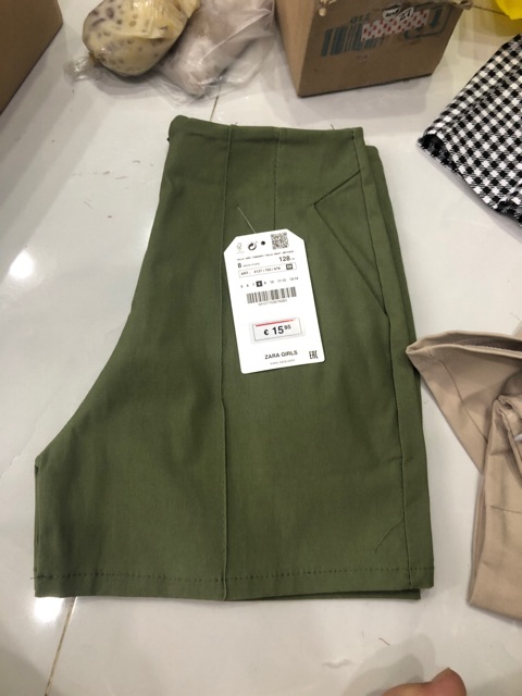Quần short kaki lưng cao co dãn đủ size
