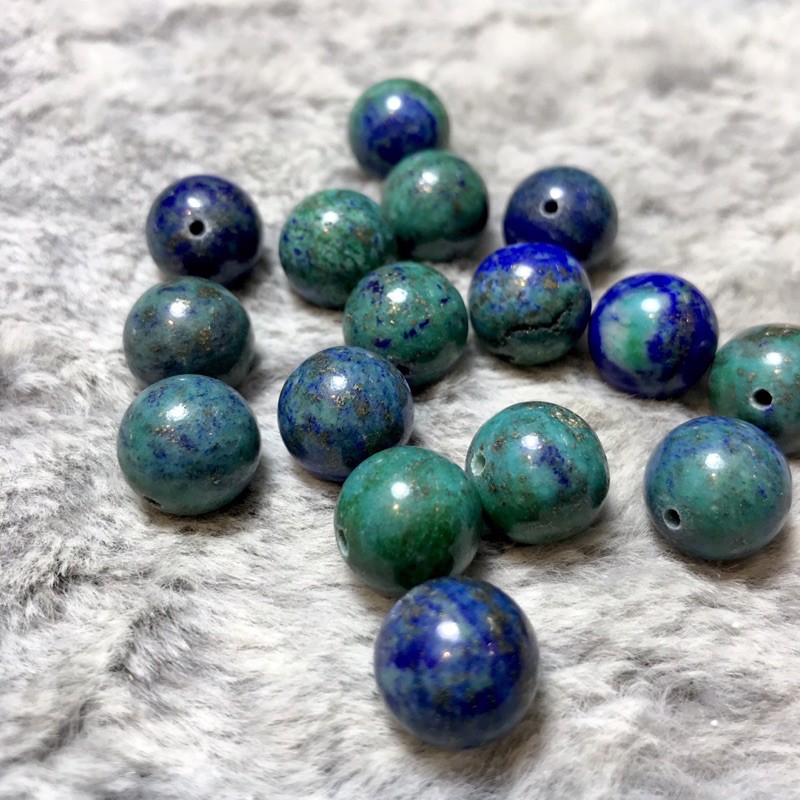 [Chrysocolla](Giá 1 viên) Dây chuyền, hạt lẻ đá thiên nhiên,thanh tẩy,12ly