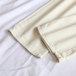 [CÓ SẴN] QUẦN BAGGY TRẮNG SỮA