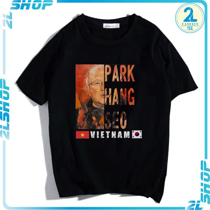 Áo Thun tay lỡ in hình  HLV PARK HANG SEO , áo phông unisex form rộng nam nữa hot trend