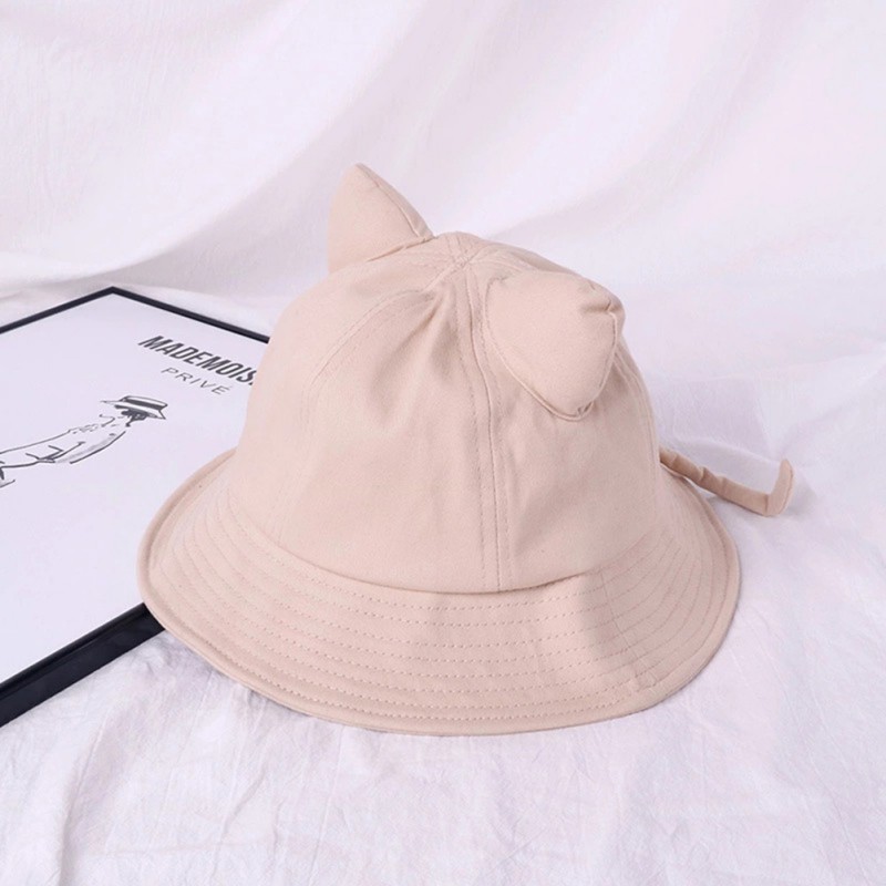 Mũ bucket tai mèo dễ thương phong cách Nhật Bản
