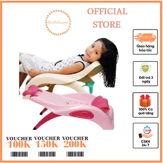 Ghế Gội Đầu Cho Bé Cỡ Đại Việt Nhật - Có Tấm Lót Đỡ Gáy Bé Không Bị Mỏi Cổ