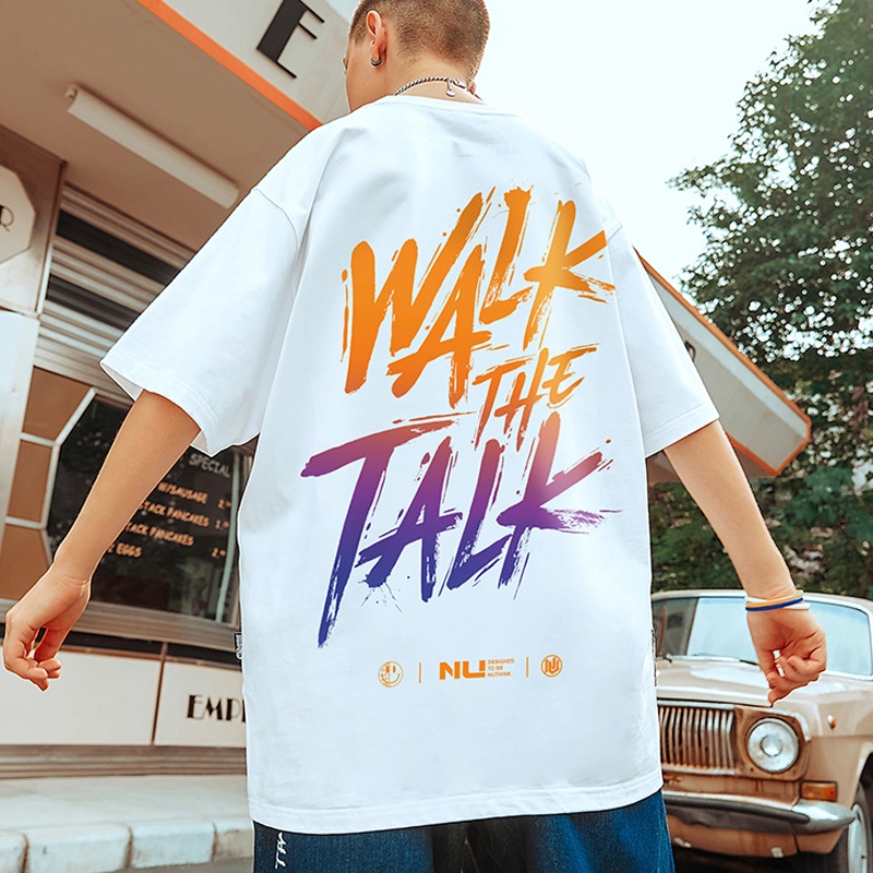 Áo Thun Nam Ngắn Tay Dáng Rộng Cỡ Lớn M-8XL