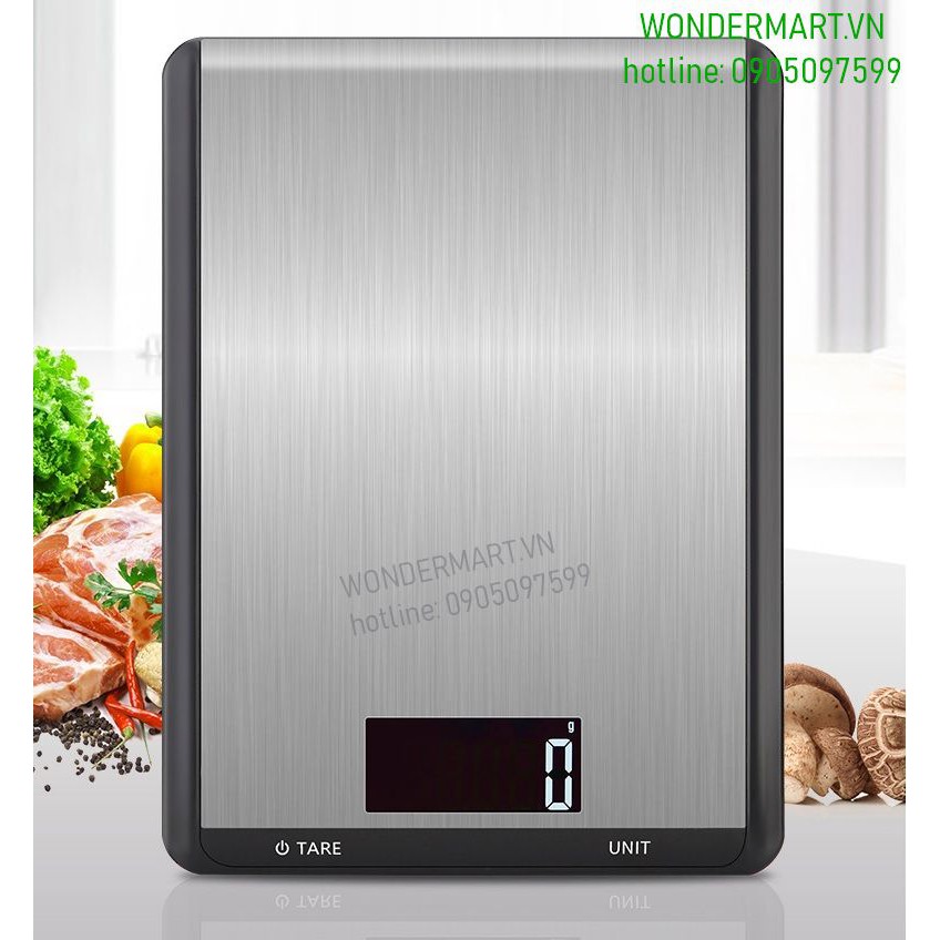 Cân điện tử Digital Scale CX-518 10kg nút cảm ứng màn hình LED cao cấp