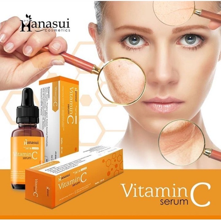 (hàng Mới Về) Serum Vitamin C + Collagen Bpom Trị Mụn Làm Trắng Da Hanasui