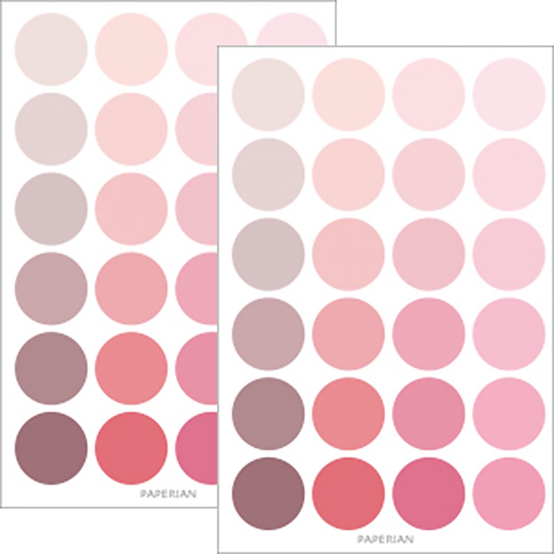 Set 76 miếng dán trang trí nhiều màu sắc xinh xắn