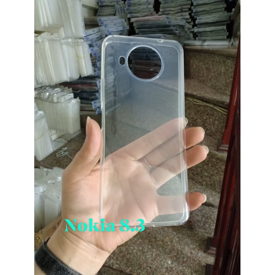 Ốp lưng Nokia 8.3 dẻo trong suốt (Loại đẹp)