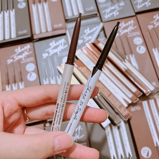  Kẻ Mắt Sáp Clio Sharp So Simple Waterproof Pencil Liner 2 Tone Màu Nâu Đen  Chính Hãng  