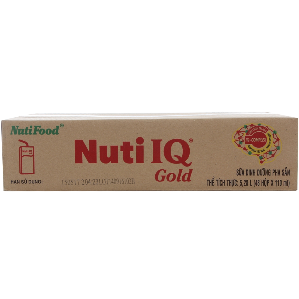 1 thùng sữa nuti IQ gold 110ml