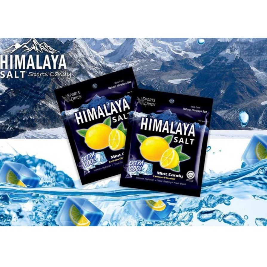 Kẹo bạc hà chanh muối Himalaya hộp 12 gói 15gr