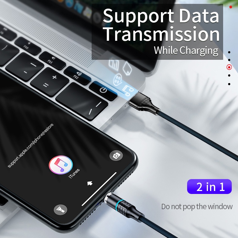 Dây cáp sạc nhanh Elough 3A Micro USB/Type C/cho ĐT