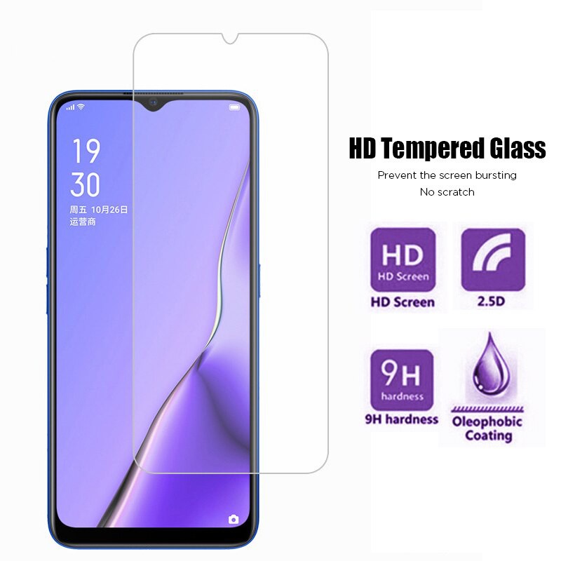 Tempered Glass For OPPO A3s A5s A92020 F9 F7 F11 Pro F3 F5 A37 A83 A59 A92 R17 Pro A59 F1S A33 NEO 7 A71 A31 A9 2020 Screen Protector