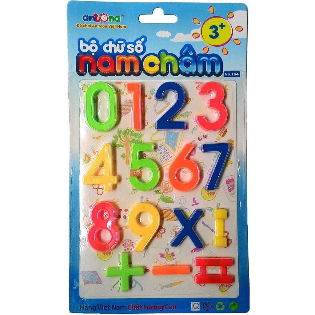 Bộ chữ số nam châm