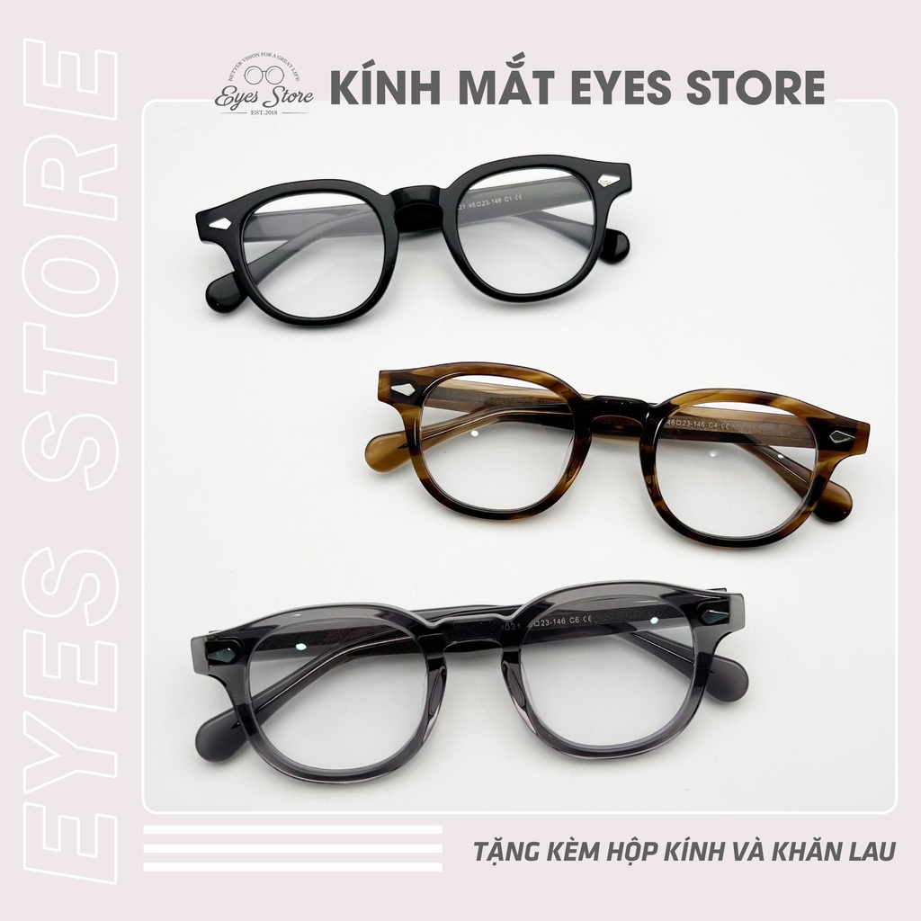 Gọng Kính Cận Nam Nữ EYESSTORE 21021 - Nhựa Lõi Thép