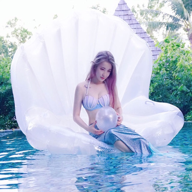 Phao Bơi Ngọc Trai Khổng Lồ Người Lớn  + Phao Mini