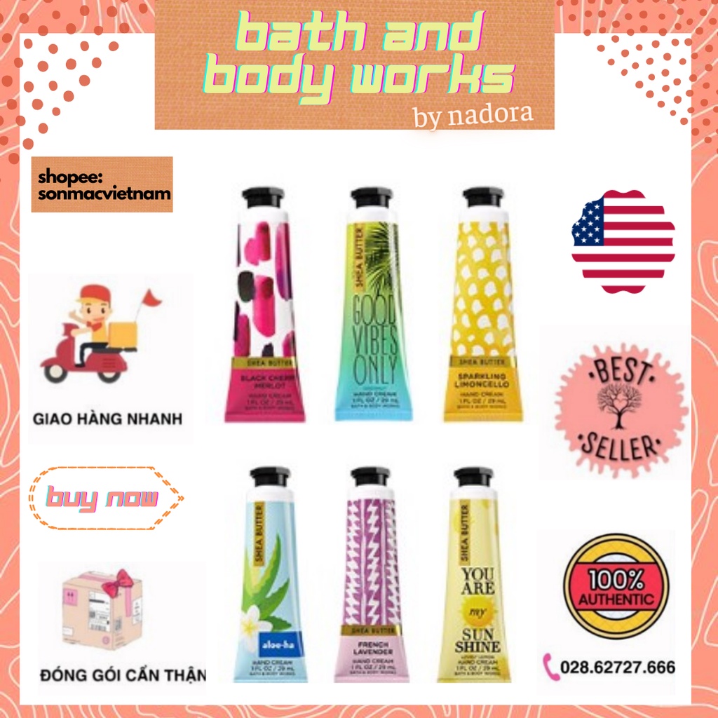 [Đủ Mùi] Kem Dưỡng Tay Bath And Body Works Hand Cream (29ml)