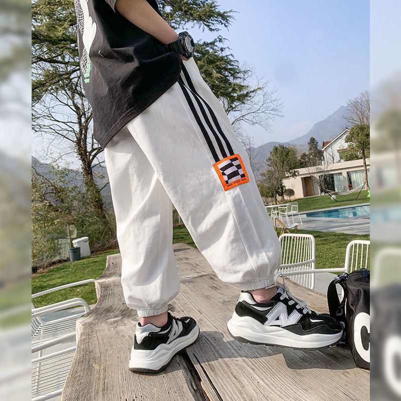 Quần Legging Thể Thao Mỏng Chống Muỗi Phong Cách Mới Mùa Hè 2022 Cho Bé Trai