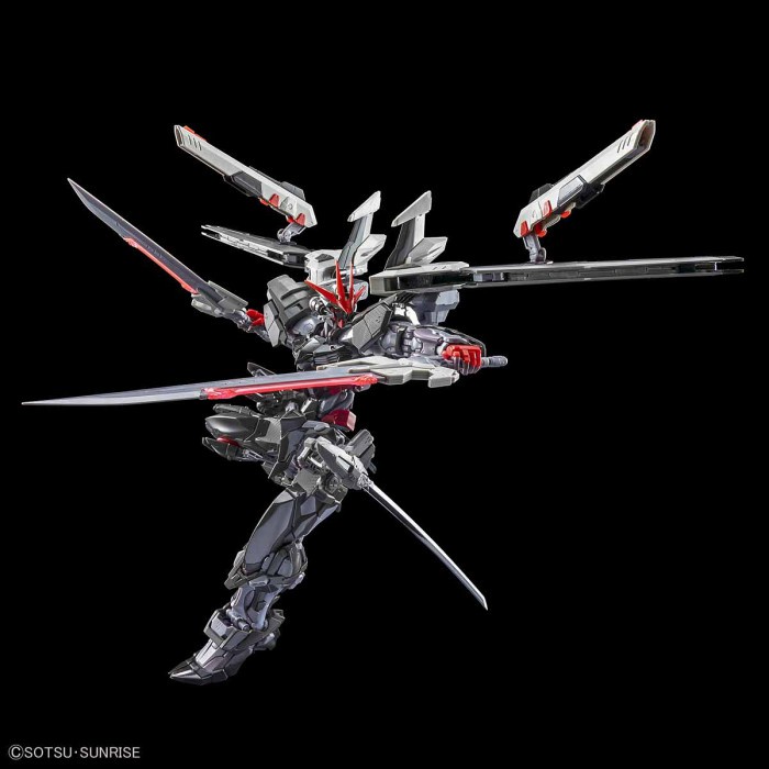Mô Hình Lắp Ráp Gundam HiRM High Resolution Astray Noir MJH (tặng kèm base)