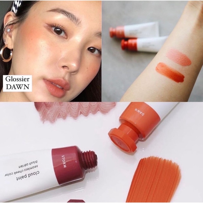 Má hồng dạng kem Glossier Cloud Paint