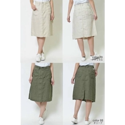 Chân Váy Midi Chữ A Kaki Xuất Nhật - 0000CV
