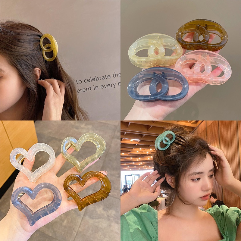 Kẹp Tóc Hình Trái Tim Nhỏ Xinh Thiết Kế Mới Thời Trang Theo Phong Cách Hàn Quốc Cho Bé Gái