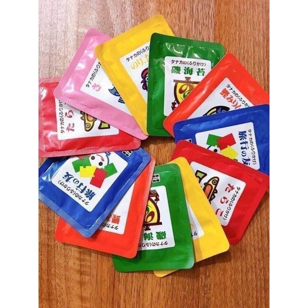 Gia vị rắc cơm Tanaka Furikake Nhật bản 60k/ 1 túi